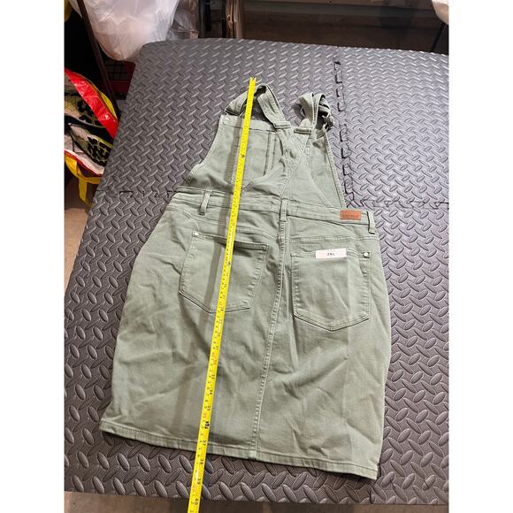 NEW JUDY BLUE Sage Green Overall Jumper Mini Dress Style #JB2822C Size‎ 2XL - Picture 8 of 9